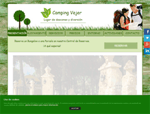 Tablet Screenshot of campingvejer.es